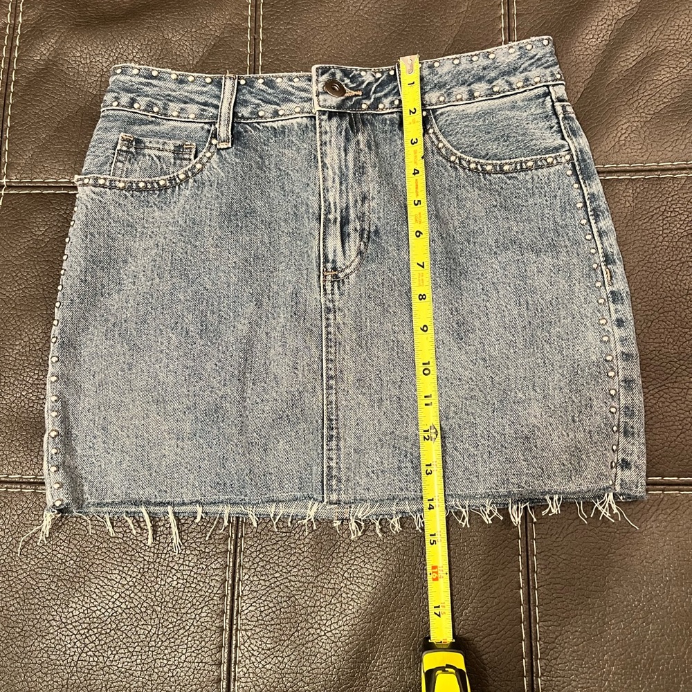 Pistola Jean skirt round rivets super cute